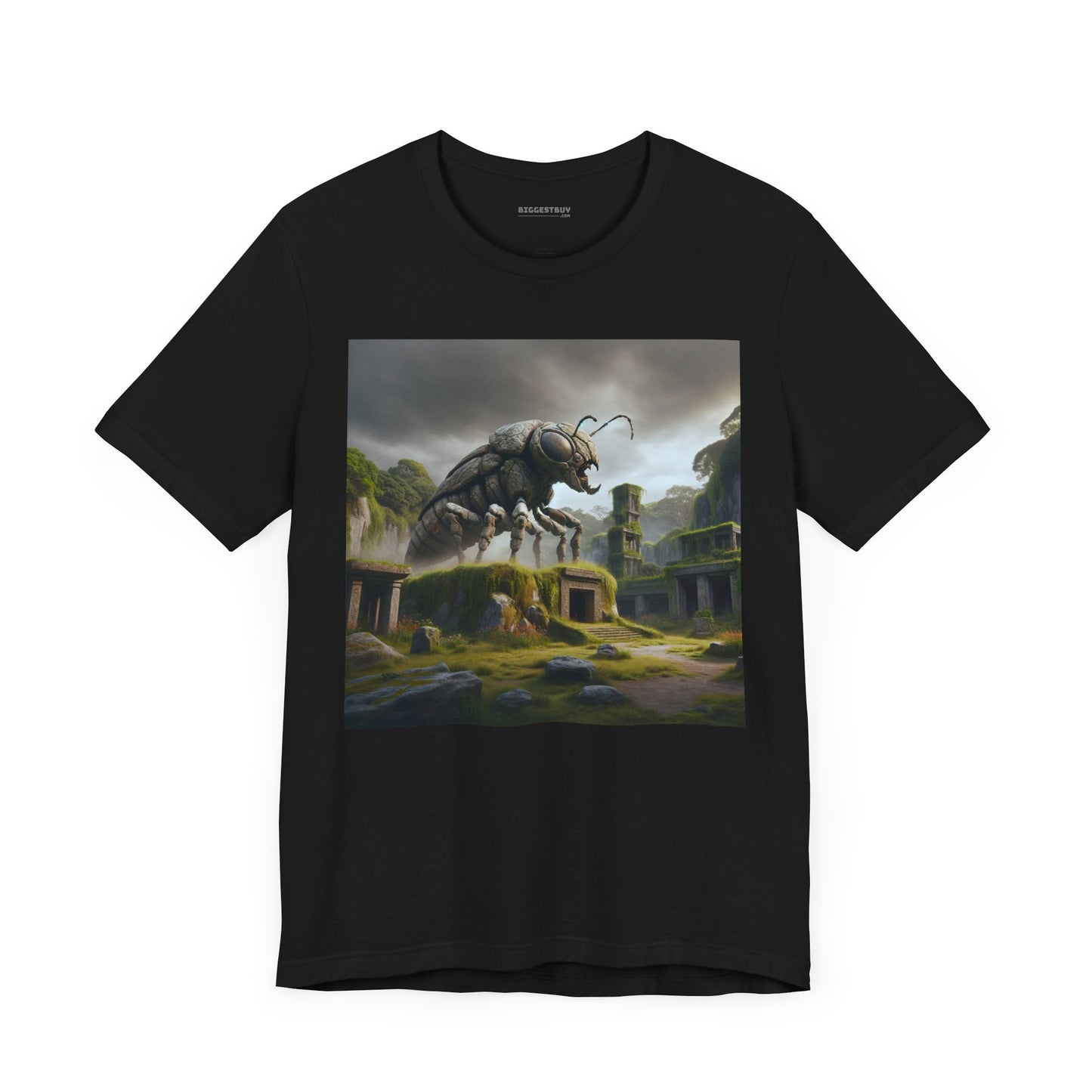 Tシャツ | ユニセックス | ジャージーTシャツ | 半袖 | 異形変異 | 巨大甲虫 | 緑