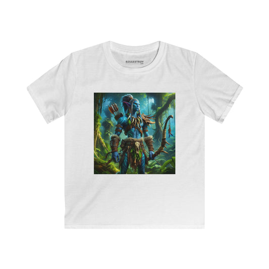 T-Shirt | Kaos Anak | Softstyle | Fantasi Suku | Prajurit Hutan Elf Kayu