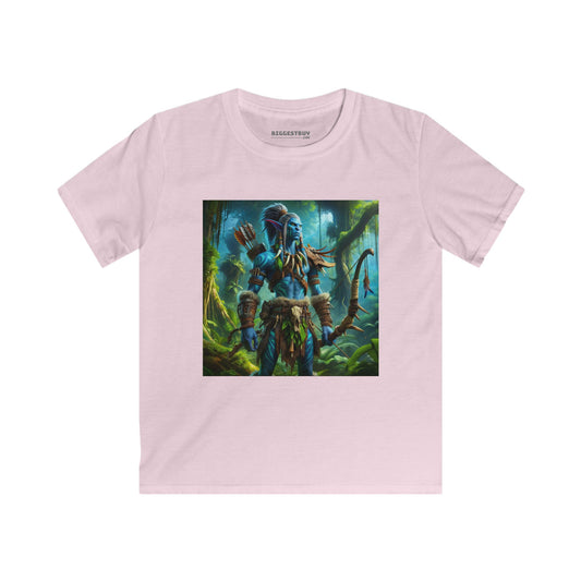 T-Shirt | Kaos Anak | Softstyle | Fantasi Suku | Prajurit Hutan Elf Kayu