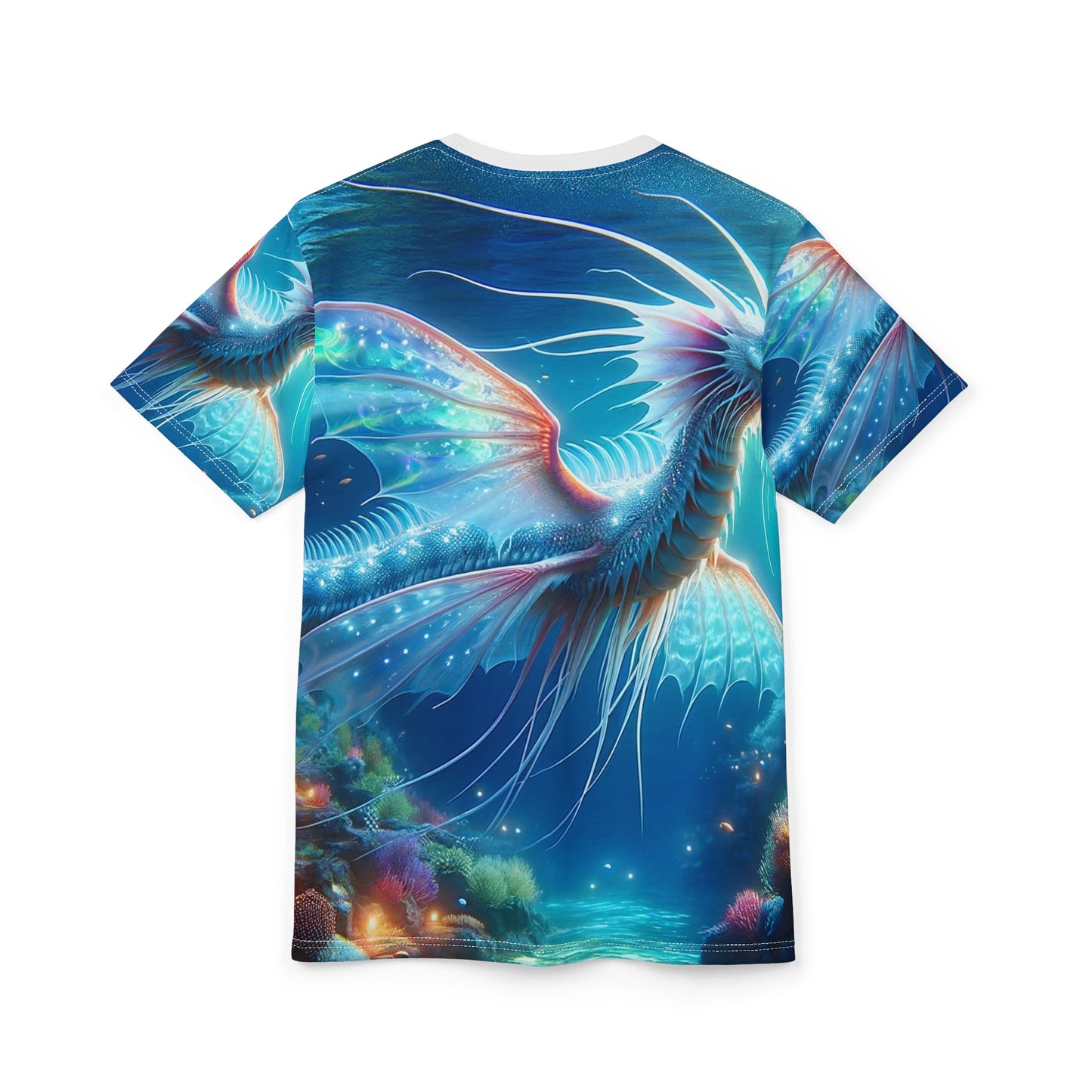 T-Shirt | Nadruk na całej powierzchni | T-shirt unisex | Mitologia morska | Ryujin | Smok wodny