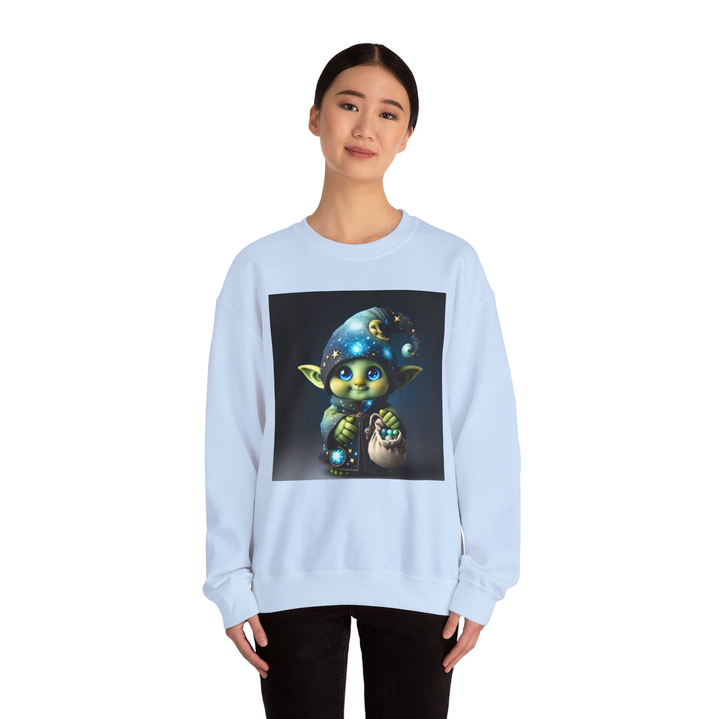 Genser | Unisex | Rund hals | Kraftig blanding | Fantasi | Skogsalv | Trollmann