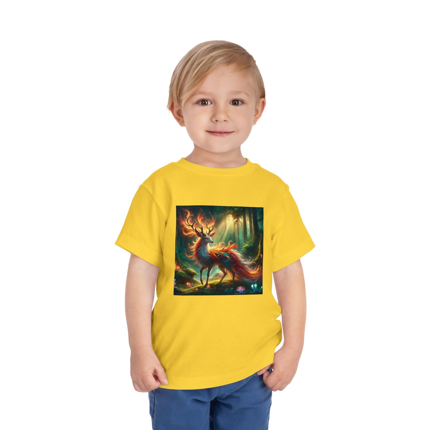 T-Shirt | Toddler Tee | Short Sleeve | Mystical Kirin | Forest Spirit Deer