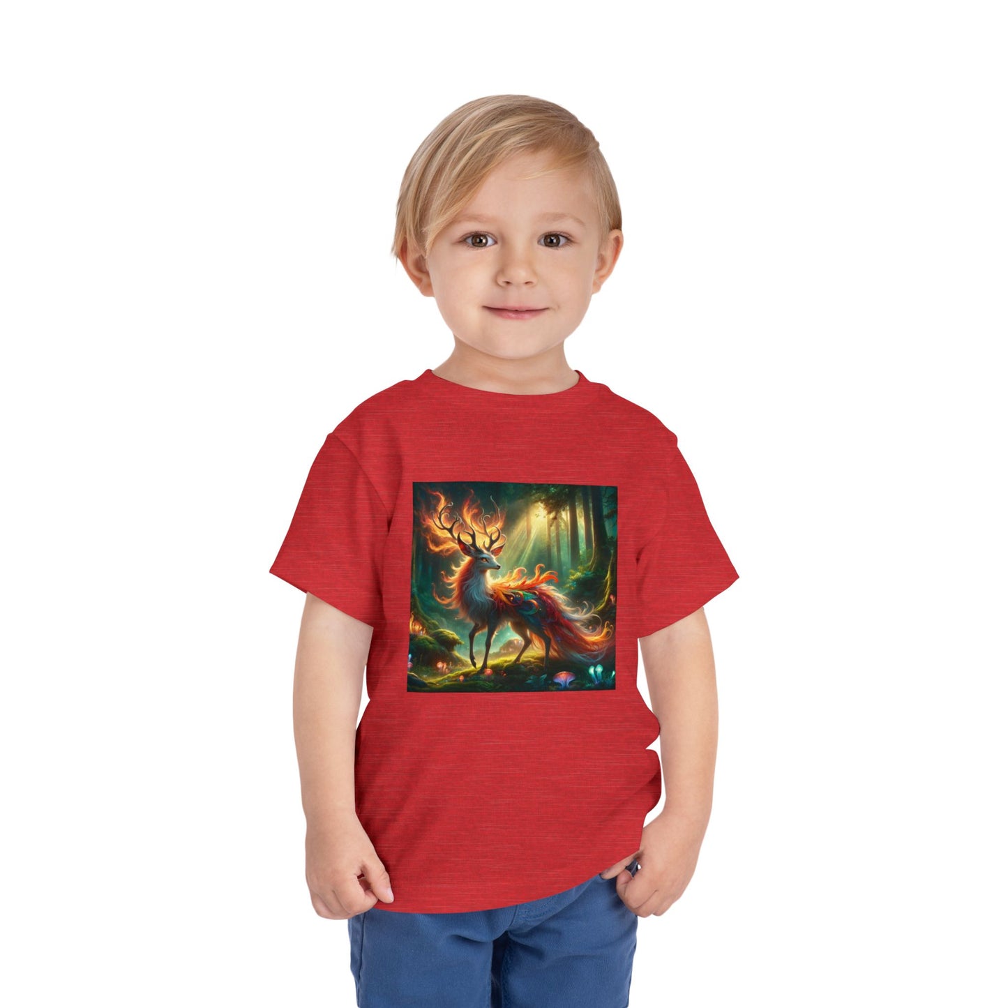 T-Shirt | Toddler Tee | Short Sleeve | Mystical Kirin | Forest Spirit Deer
