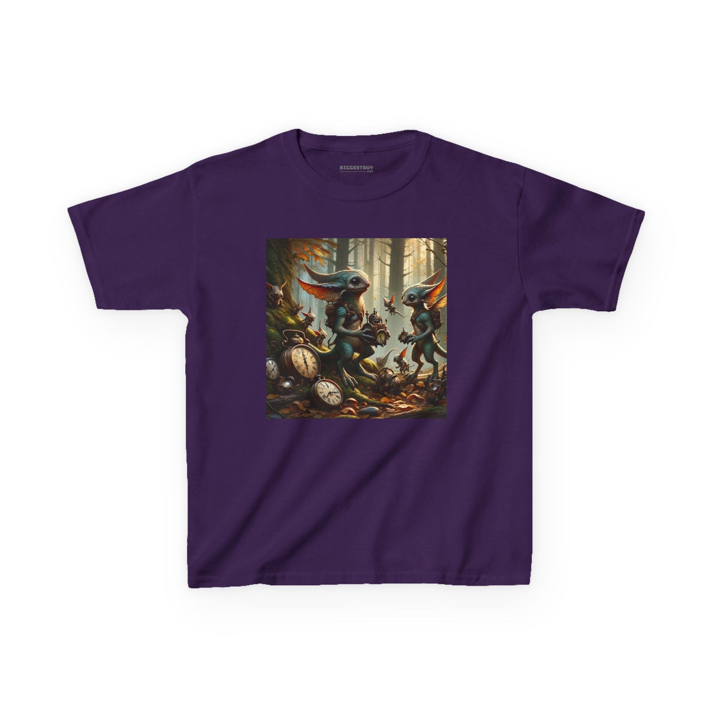 T-Shirt | Koszulka dziecięca | Ciężka bawełna | Steampunk Fantasy | Leśne Pooka