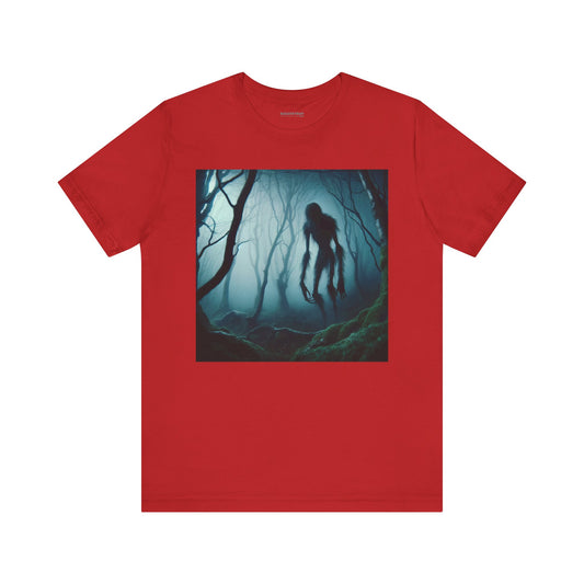 T-skjorte | Unisex | Jersey-T-skjorte | Kort erme | Skogskrekk | Wendigo | Skyggevesen