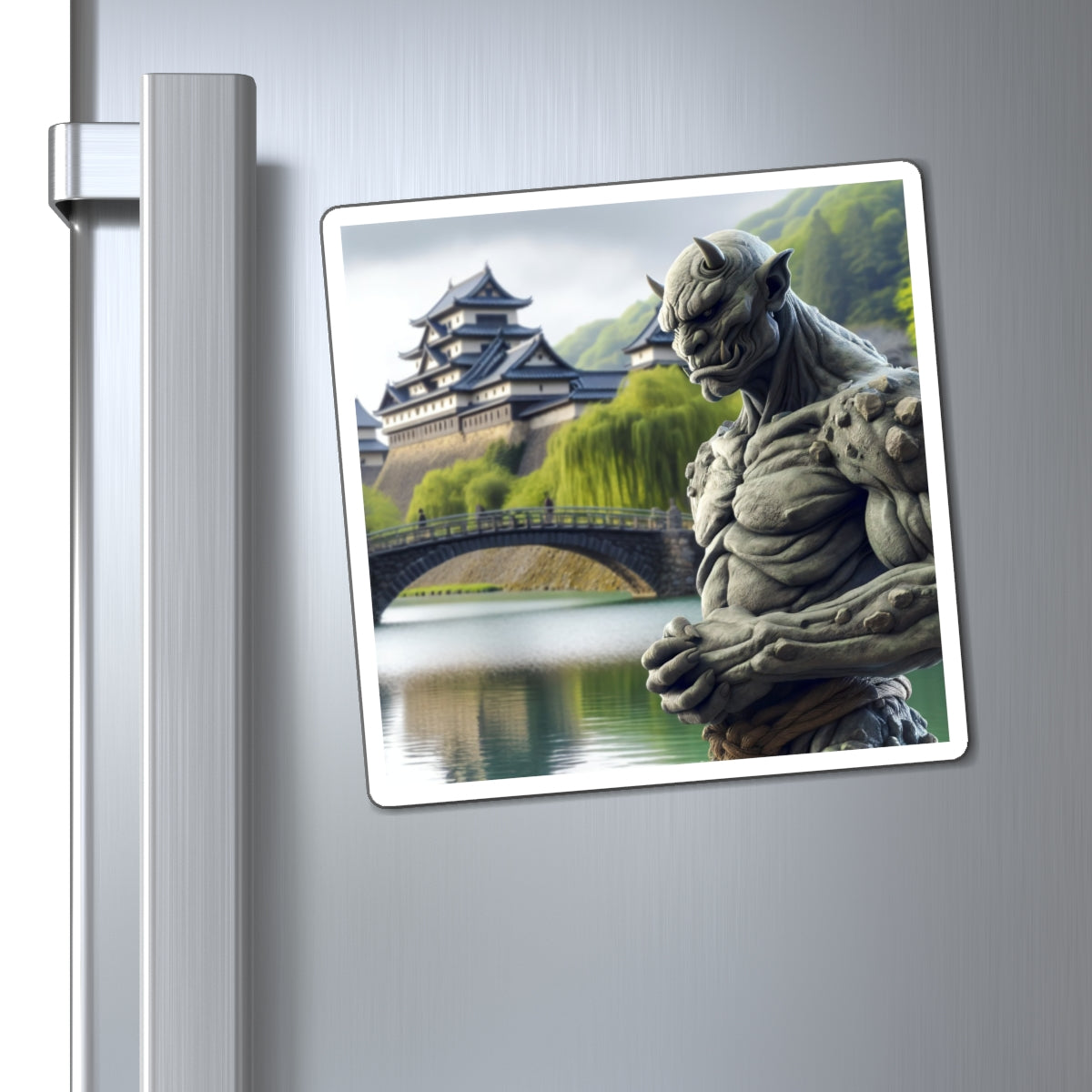 चुंबक | विनाइल | जापानी लोककथा | ओनी मूर्ति