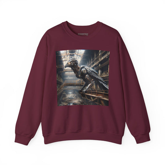 سویٹ شرٹ | یونیسیکس | کریو نیک | ہیوی بلینڈ | بخاریہ علم خیال | مکینکل کوا