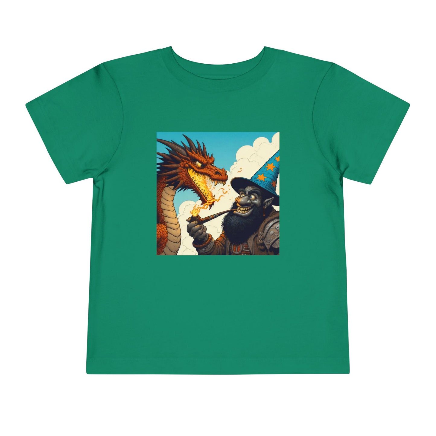 T-Shirt | Toddler Tee | Short Sleeve | High Fantasy | Dragon Duel | Goblin