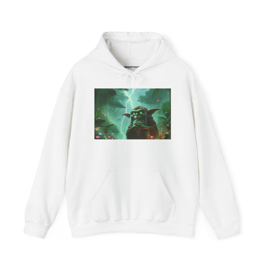 Felpa con cappuccio | Unisex | Felpa con cappuccio | Misto pesante | Fantasy Folcloristico | Sciamano Goblin