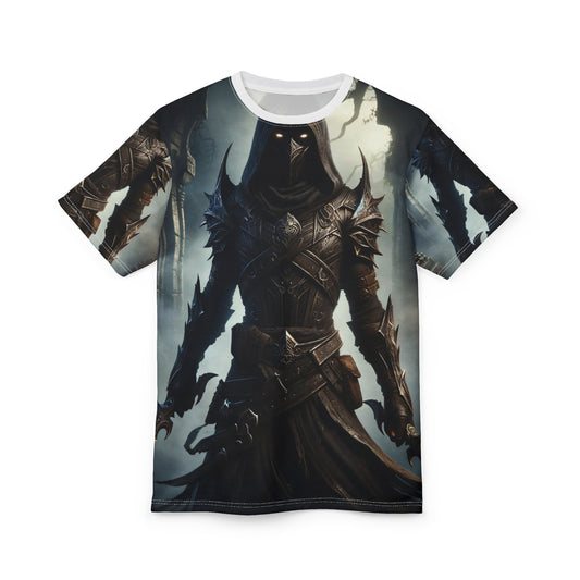 تي شيرت | طباعة شاملة | تي شيرت للجنسين | فانتازيا مظلمة | قاتل مأجور | شبح