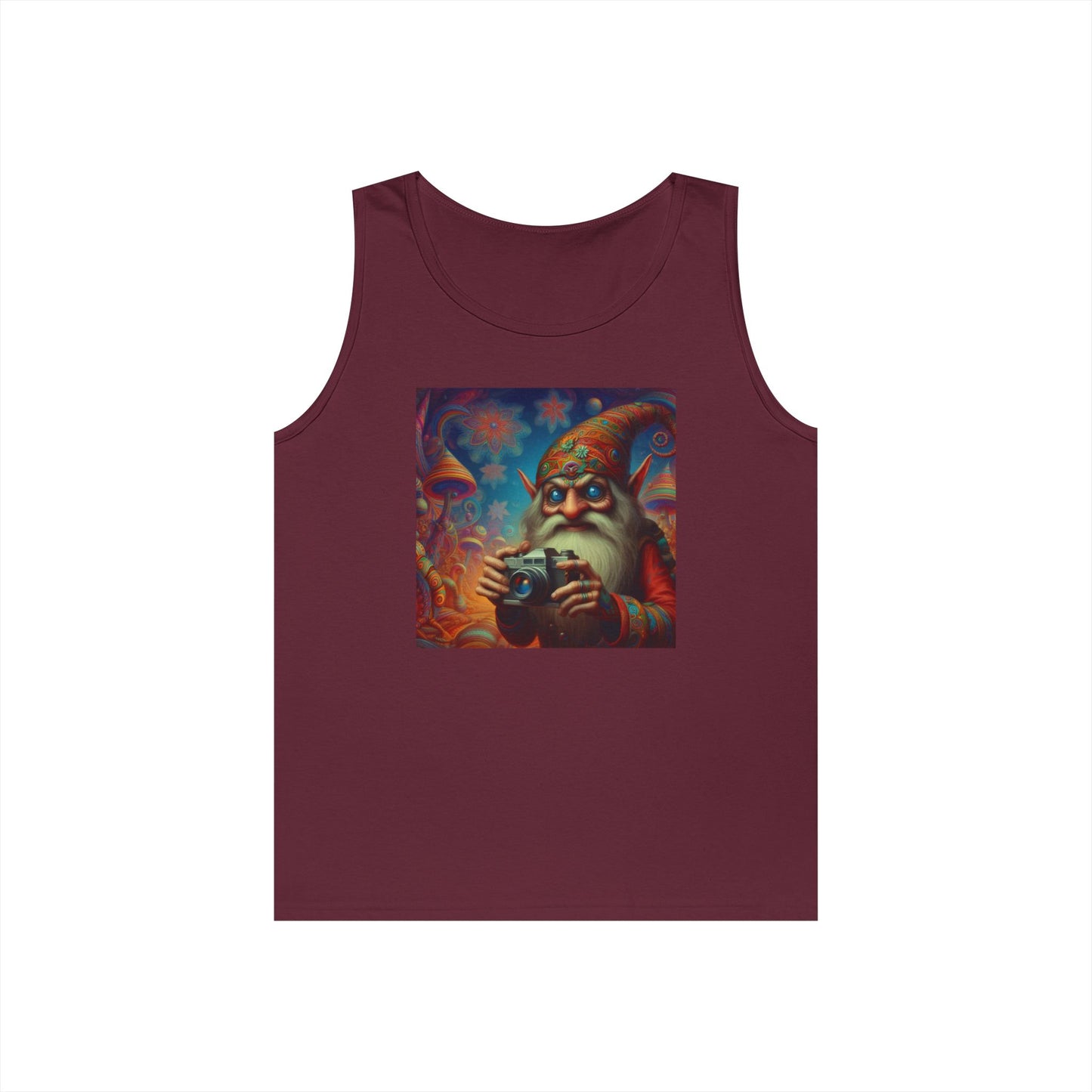 Tanktopp | Unisex | Kraftig bomull | Fantasy | Psykedelisk | Domovoi
