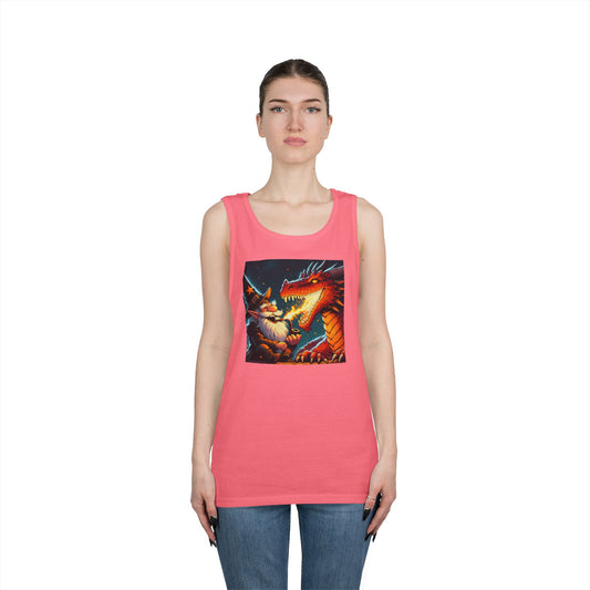 Tanktopp | Unisex | Kraftig bomull | Høy Fantasi | Drakemagi | Trollmann