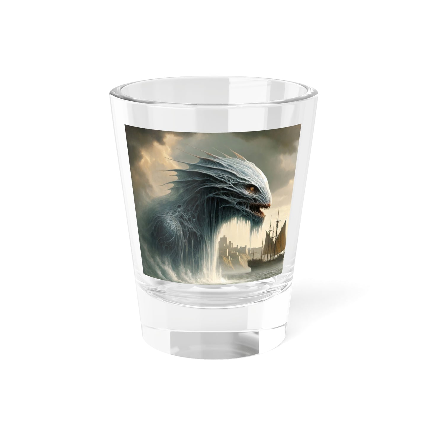 Verre à shot | Mythologie nordique | Jörmungandr | Serpent