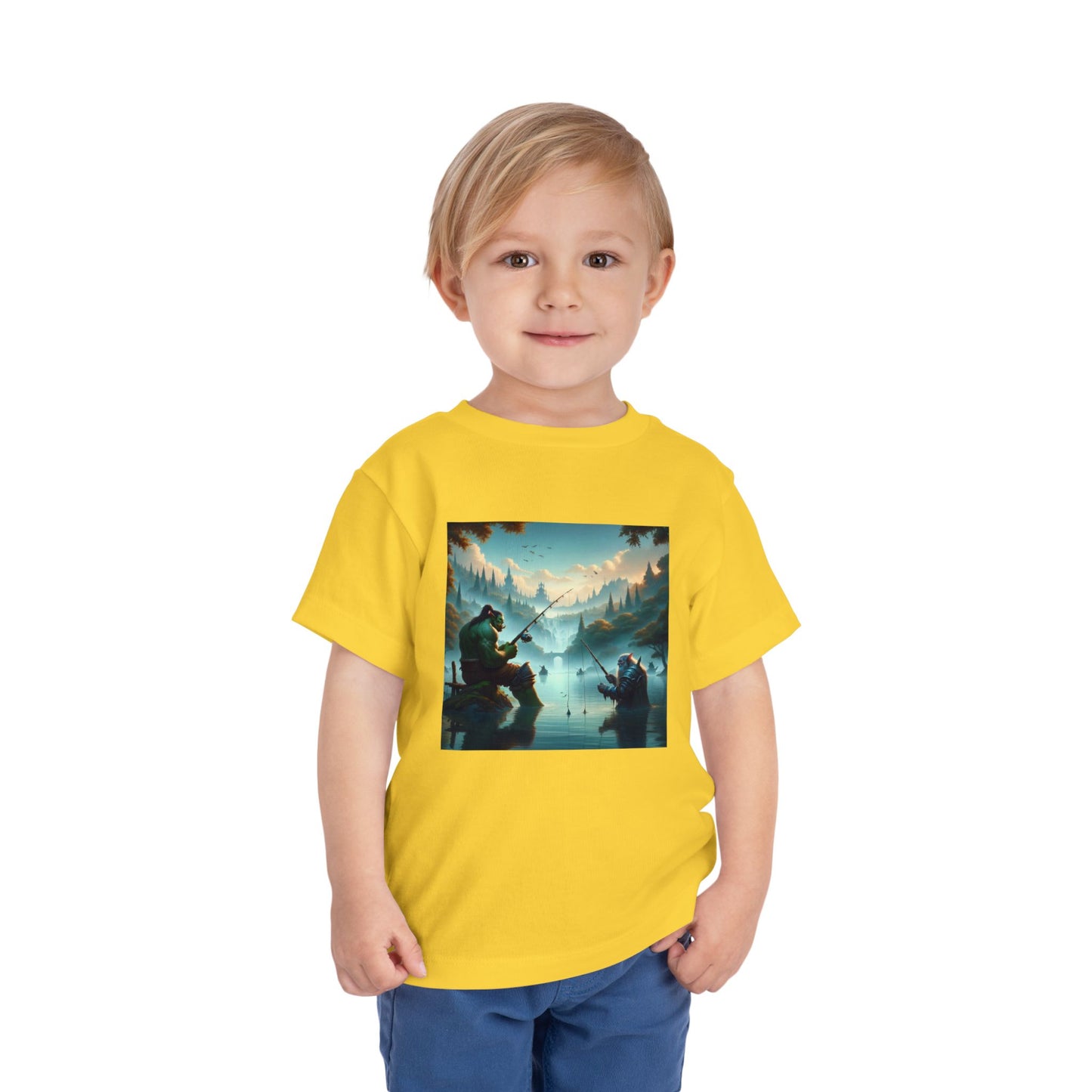 T-shirt | Peuter T-shirt | Korte mouw | Heldensage | Interraciale Vriendschap