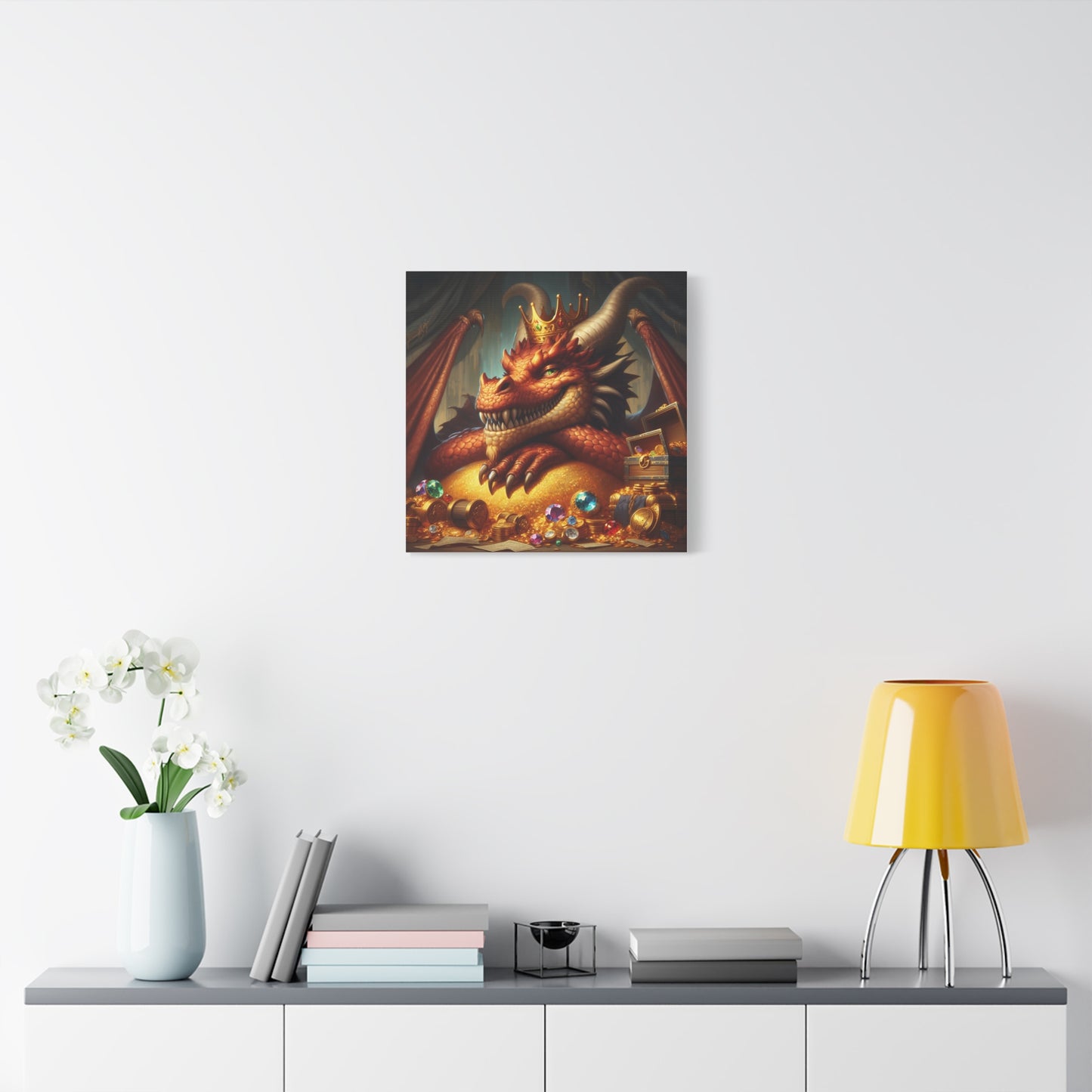 Płótno | Matowy | Nordycka Mitologia | Fafnir | Smok