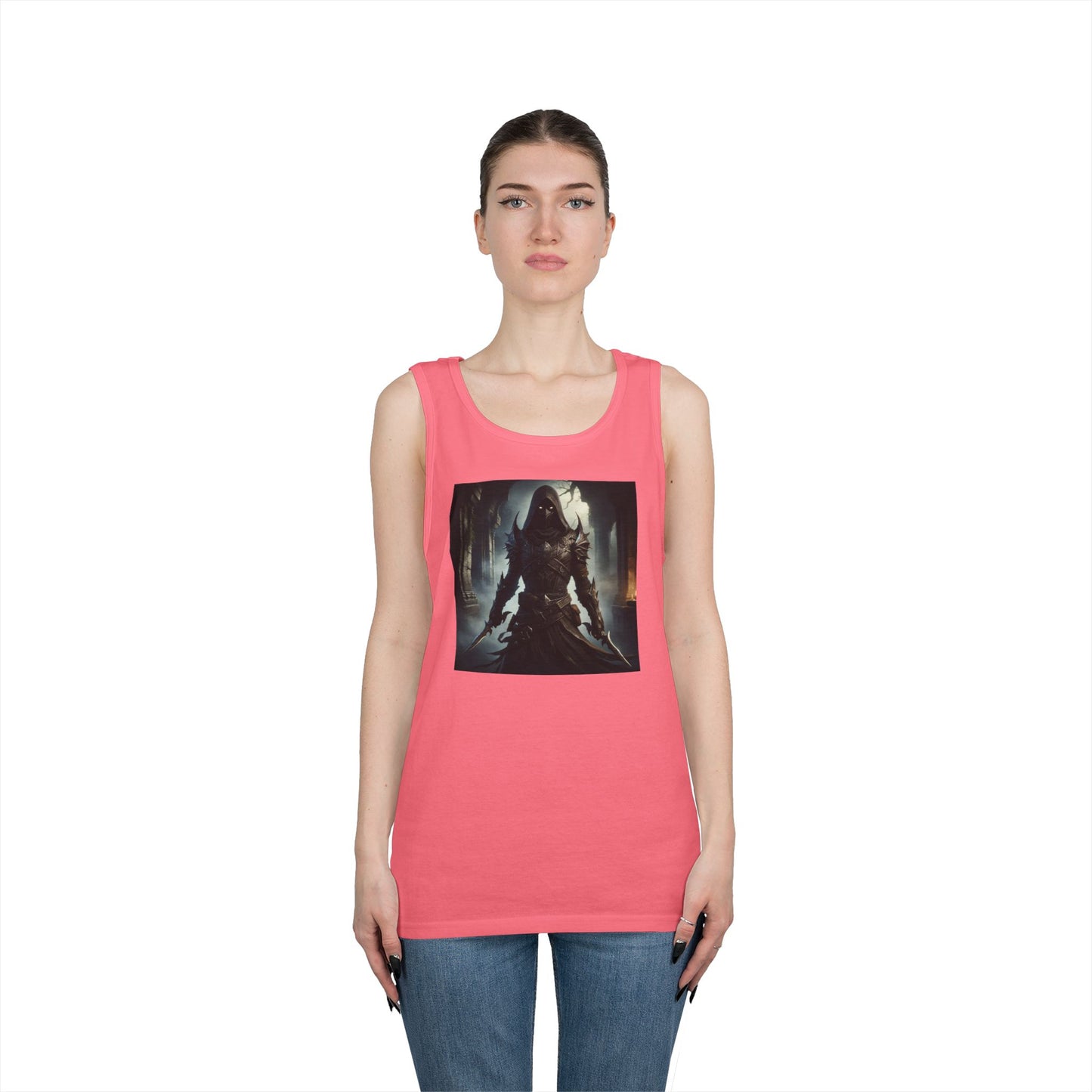เสื้อกล้าม | ยูนิเซ็กส์ | ผ้าฝ้ายเนื้อหนา | จอมนักฆ่าเงามืด | นักล่าวิญญาณ