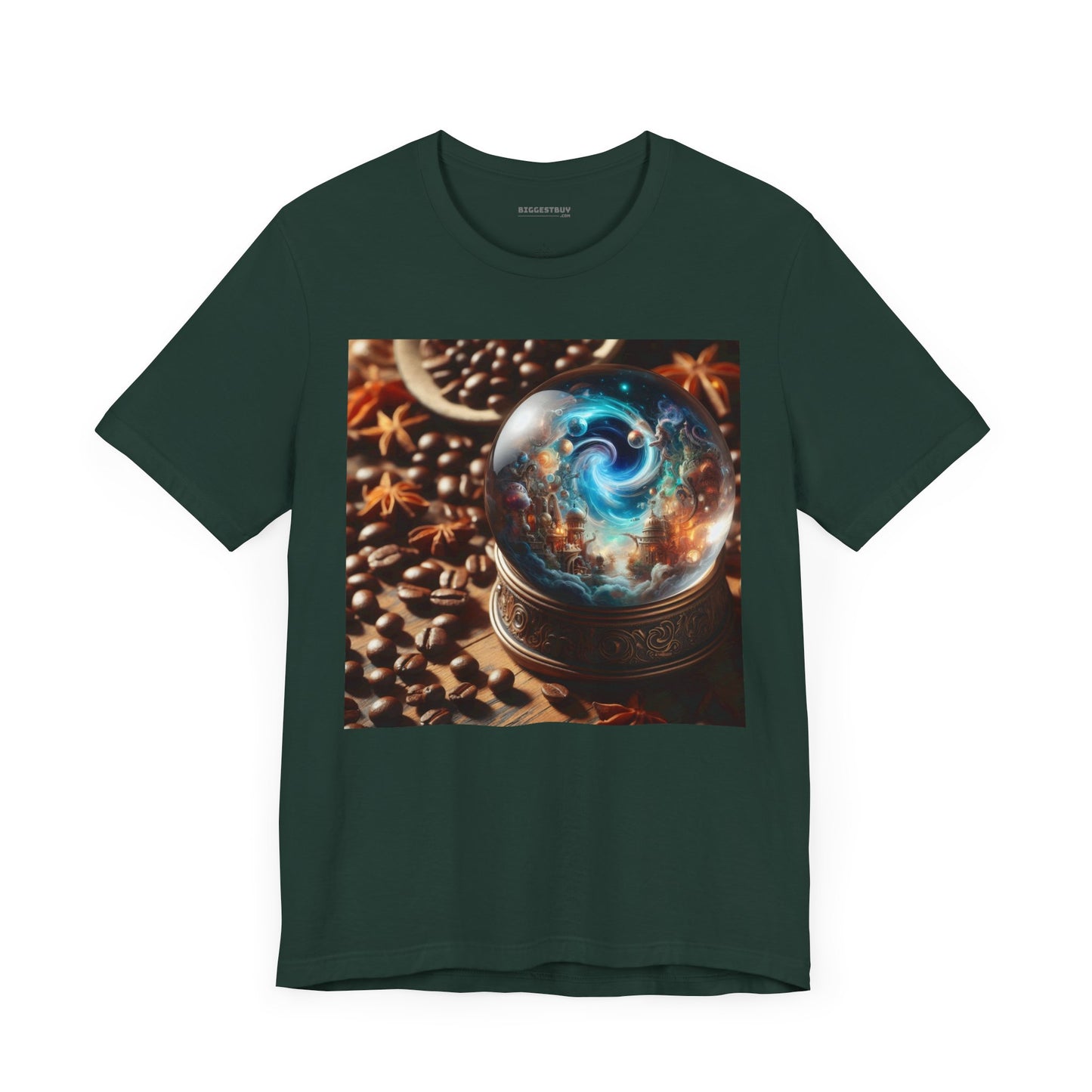 T-shirt | Unisex | Maglietta in jersey | Manica corta | Cosmologia Nordica | Globo Magico