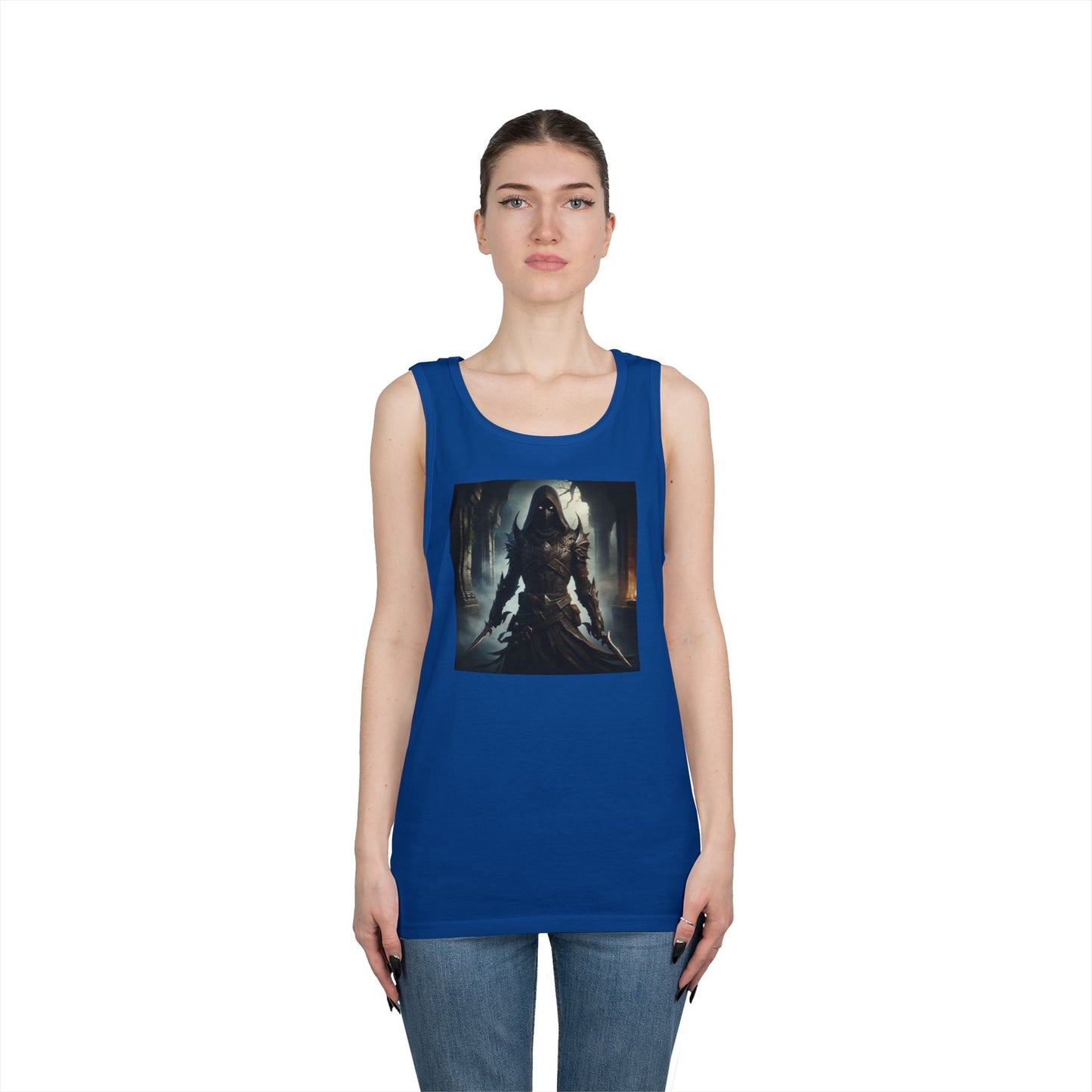 เสื้อกล้าม | ยูนิเซ็กส์ | ผ้าฝ้ายเนื้อหนา | จอมนักฆ่าเงามืด | นักล่าวิญญาณ