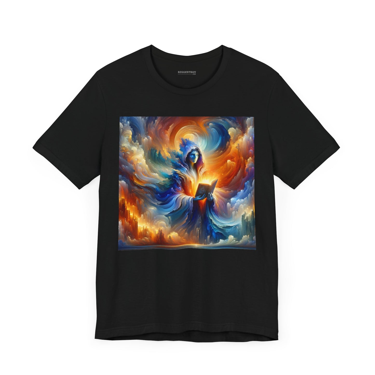 Tシャツ | ユニセックス | ジャージーTシャツ | 半袖 | 魔術幻想 | 宇宙エネルギー | 魔道士