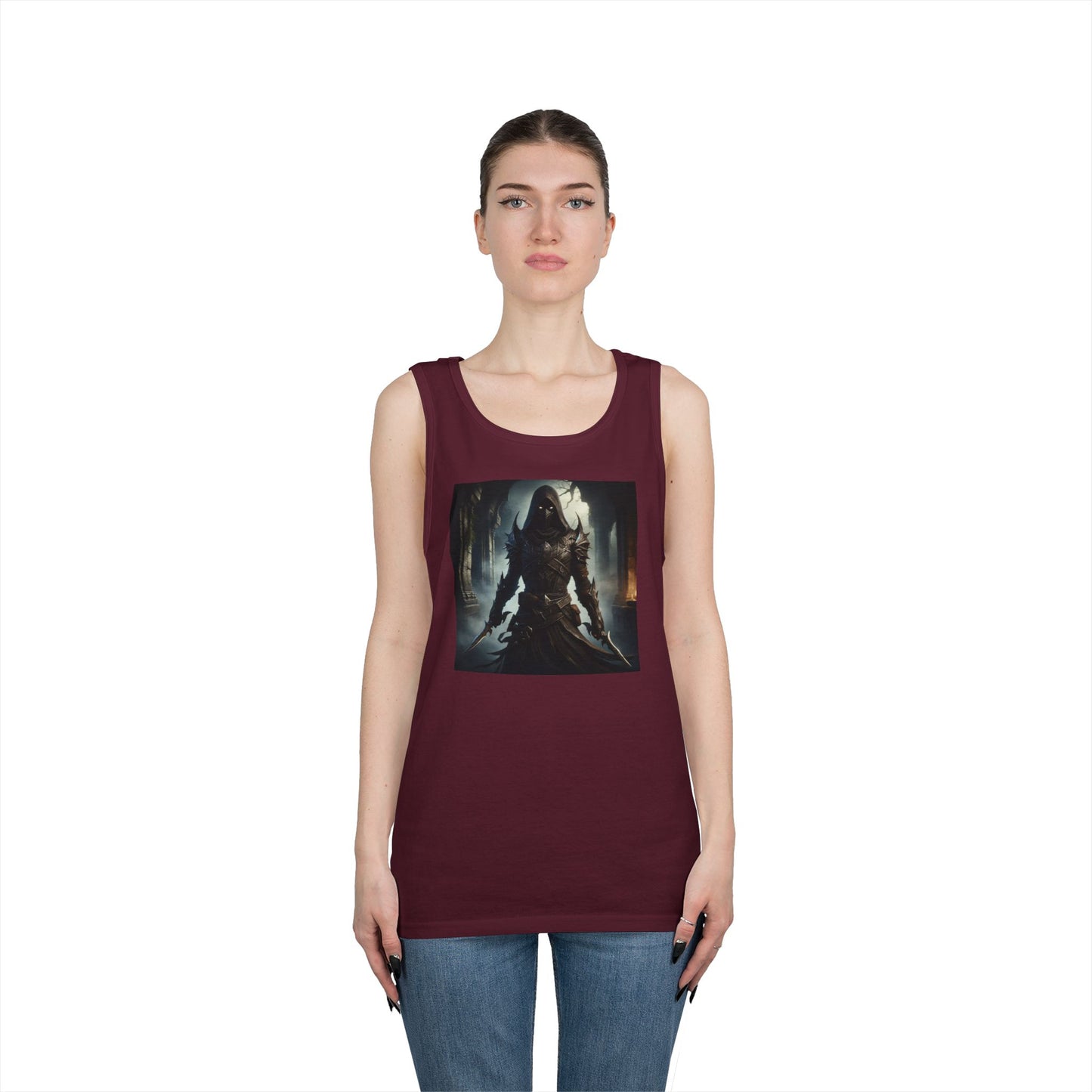 เสื้อกล้าม | ยูนิเซ็กส์ | ผ้าฝ้ายเนื้อหนา | จอมนักฆ่าเงามืด | นักล่าวิญญาณ