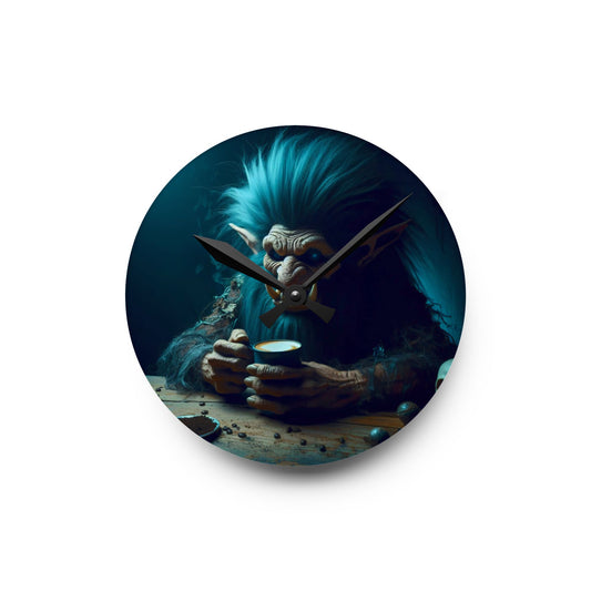 Настенные часы | Акрил | Круглые или квадратные | Скандинавский фольклор | Йотунн
