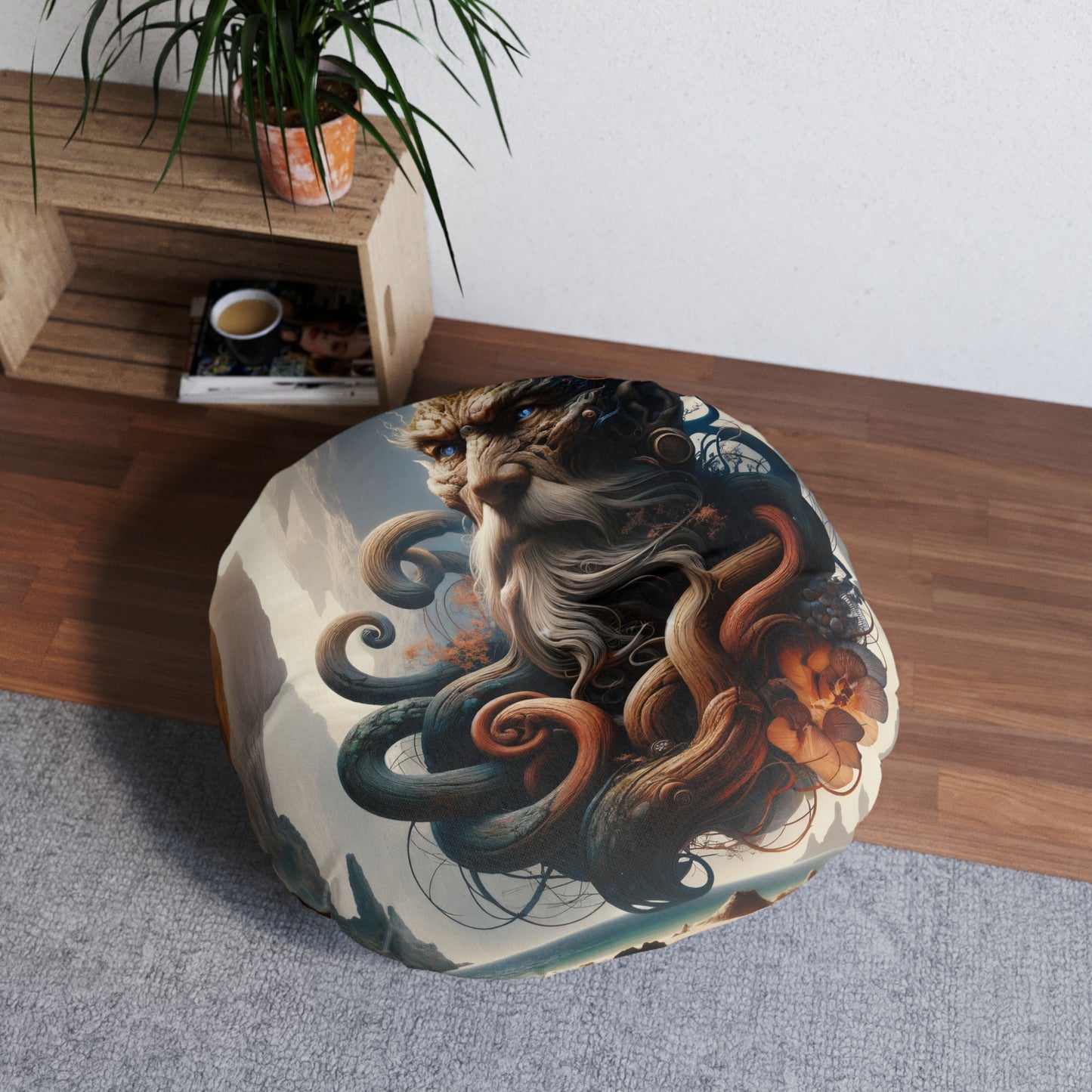 Cuscino | Cuscino da pavimento | Trapuntato | Rotondo | Mitologia marina | Divinità del mare