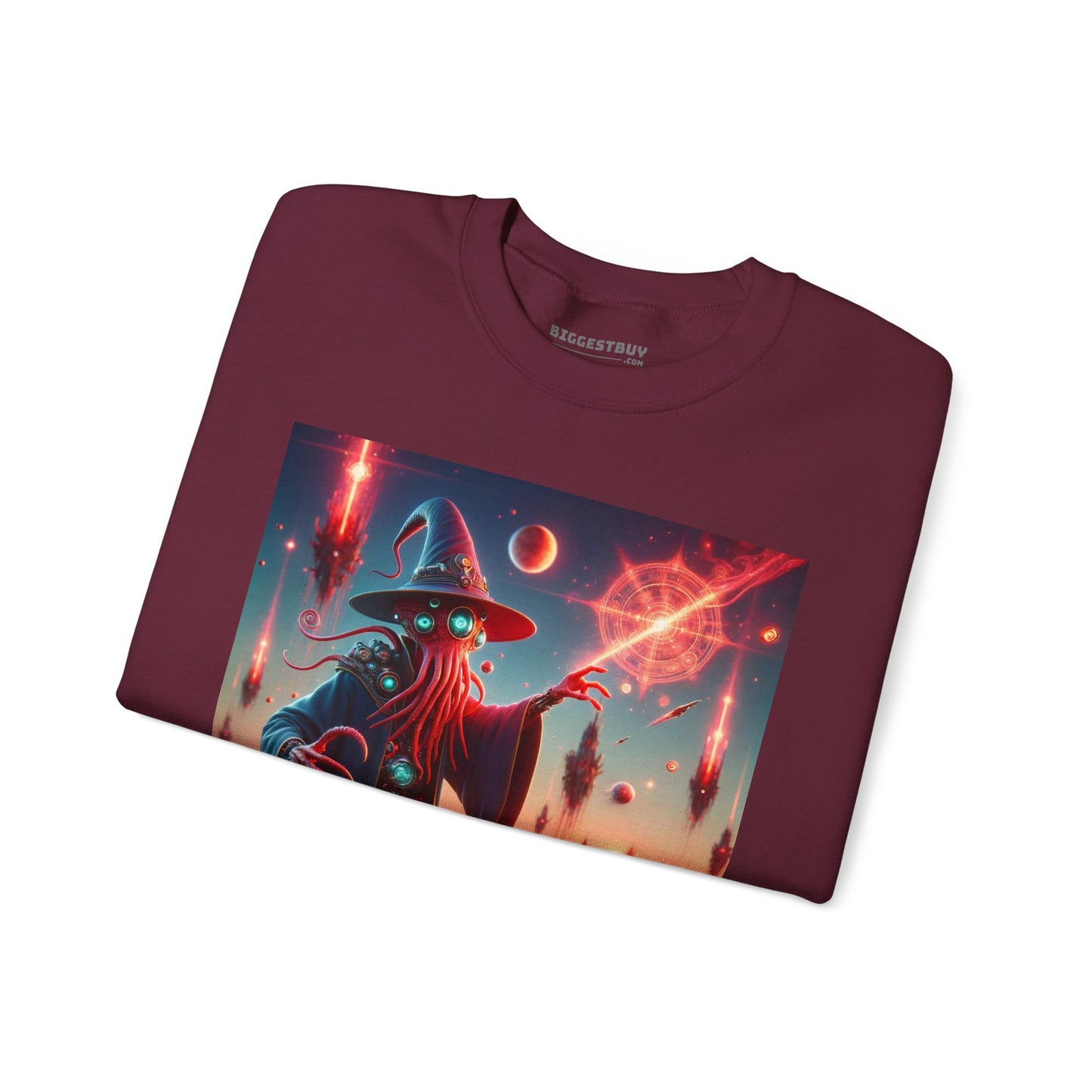 Genser | Unisex | Rund hals | Kraftig blanding | Kosmisk Skrekk | Illithid Trollmann
