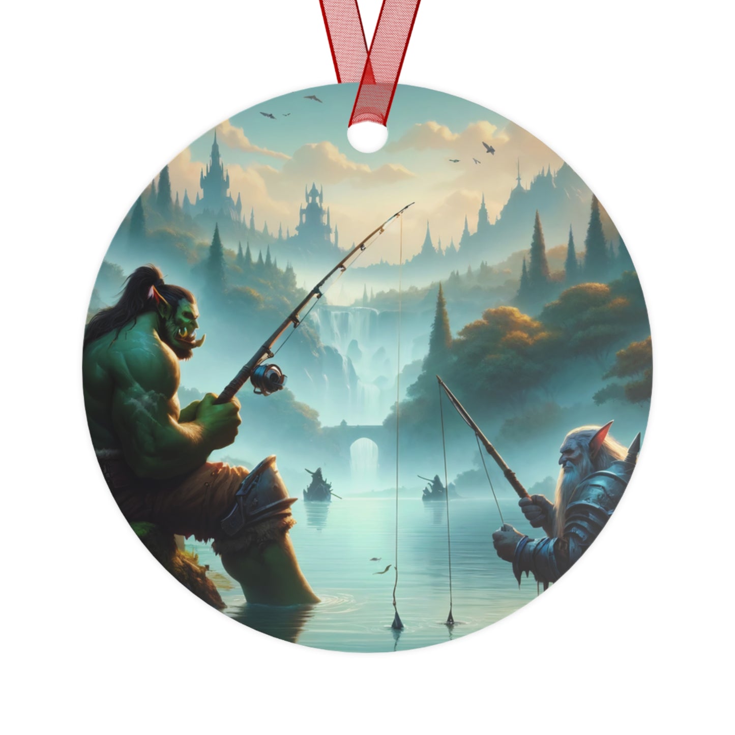 Ornament | Metal | Fantasy międzyrasowe | Orc i krasnolud