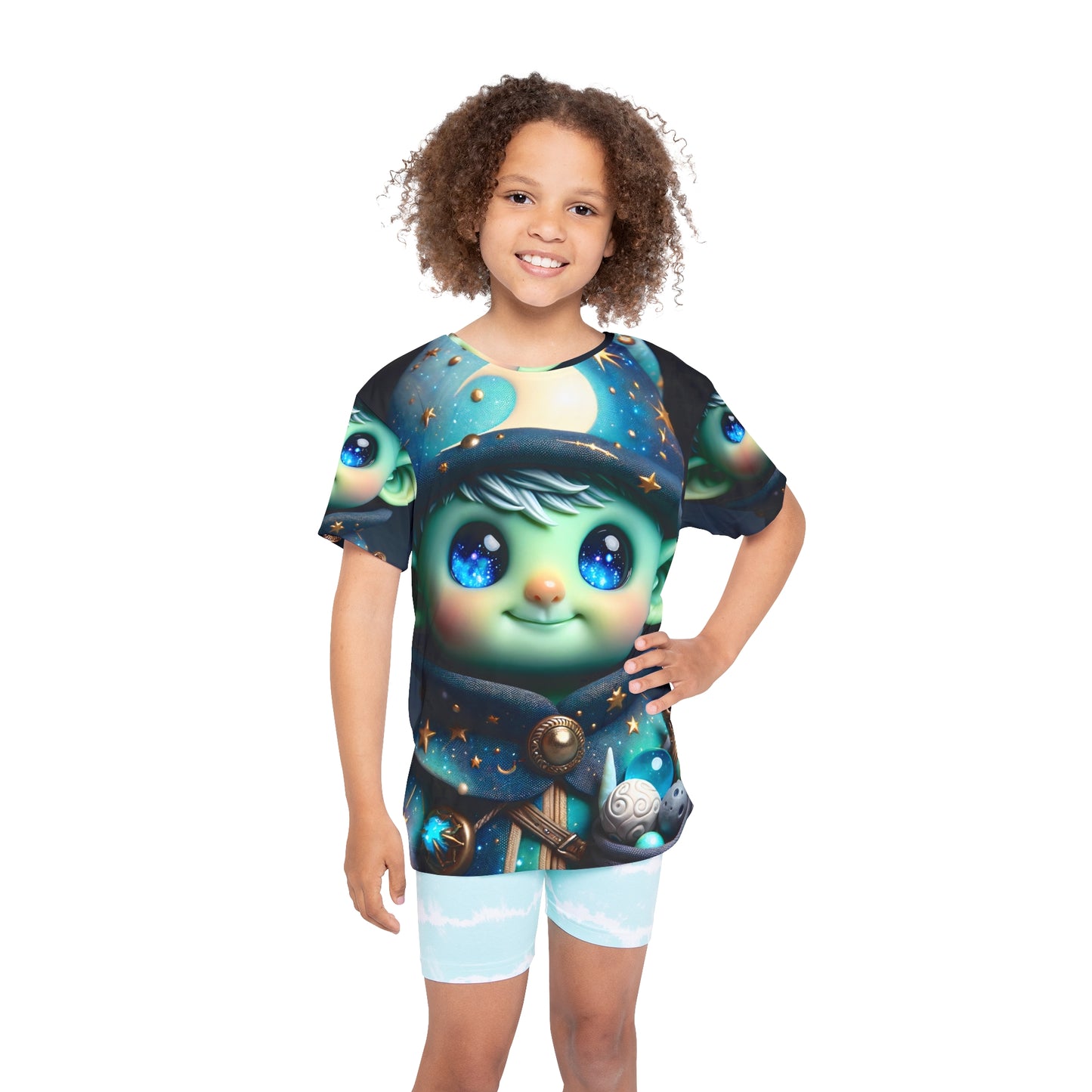 Koszulka sportowa | Dzieci | Fantazja Elficka | Kosmiczny Elf | Lalka