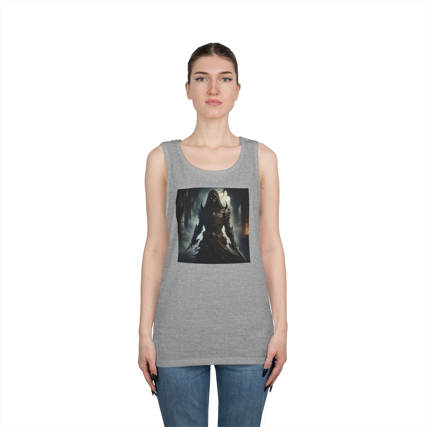 เสื้อกล้าม | ยูนิเซ็กส์ | ผ้าฝ้ายเนื้อหนา | จอมนักฆ่าเงามืด | นักล่าวิญญาณ