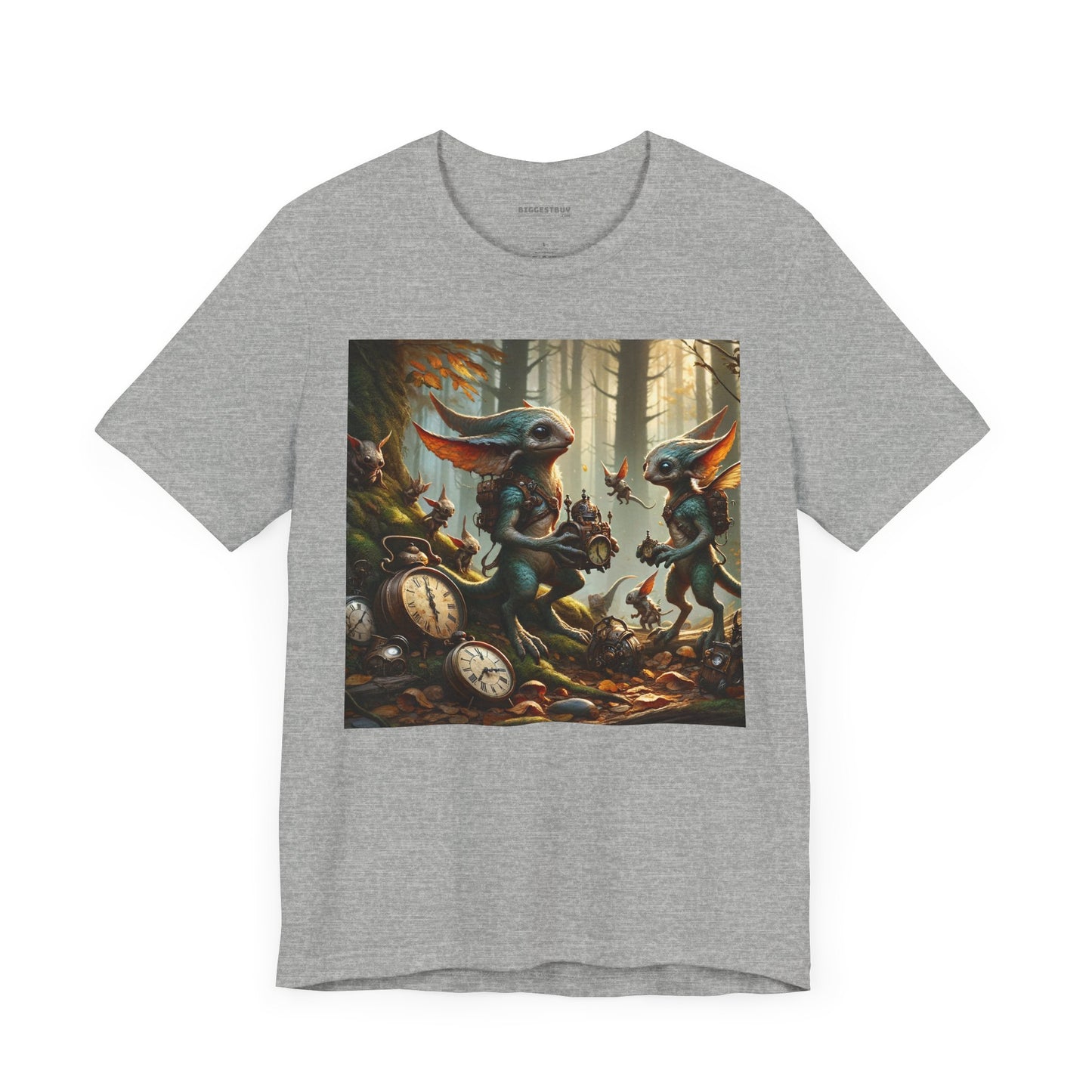 T-shirt | Unisex | Maglietta in jersey | Manica corta | Mitologia Celtica | Pooka | Foresta