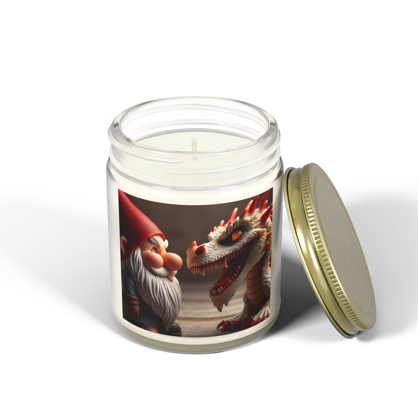 Vela perfumada | Fantasía Mitológica | Gnomo y Dragón