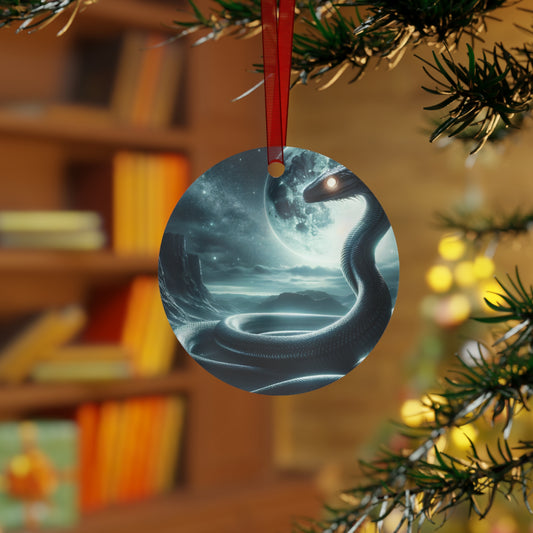 Ornament | Metaal | Noorse Mythologie | Jörmungandr | Zeeslang