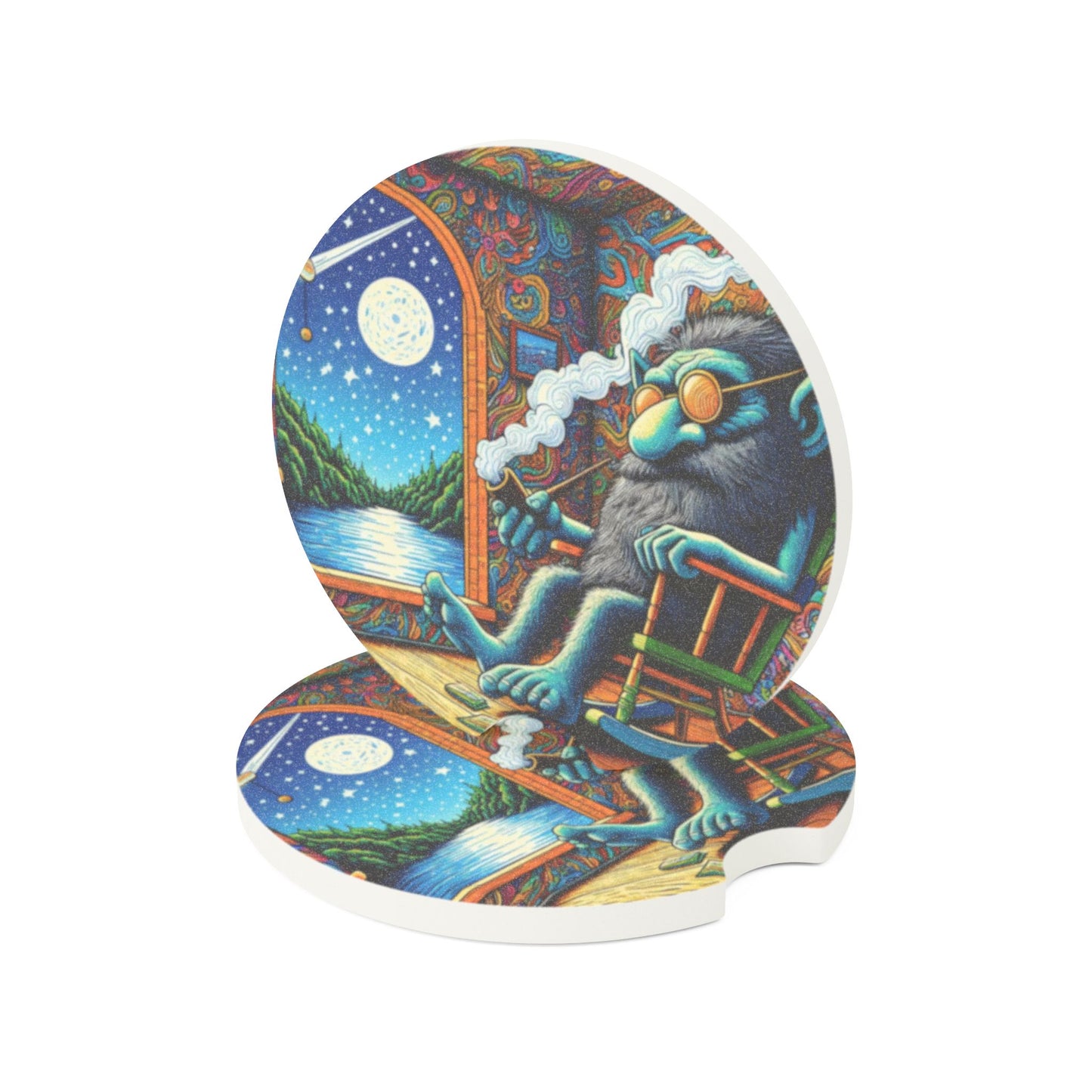Podstawka | Podstawka samochodowa | Steatyt | Psychodeliczny surrealizm | Kosmiczny spokój