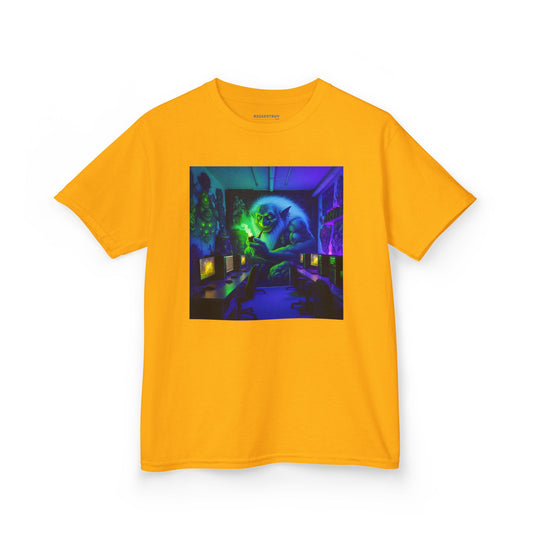 Camiseta | Camiseta Infantil | Algodão Pesado | Folclore Nórdico | Boggart | Mural UV