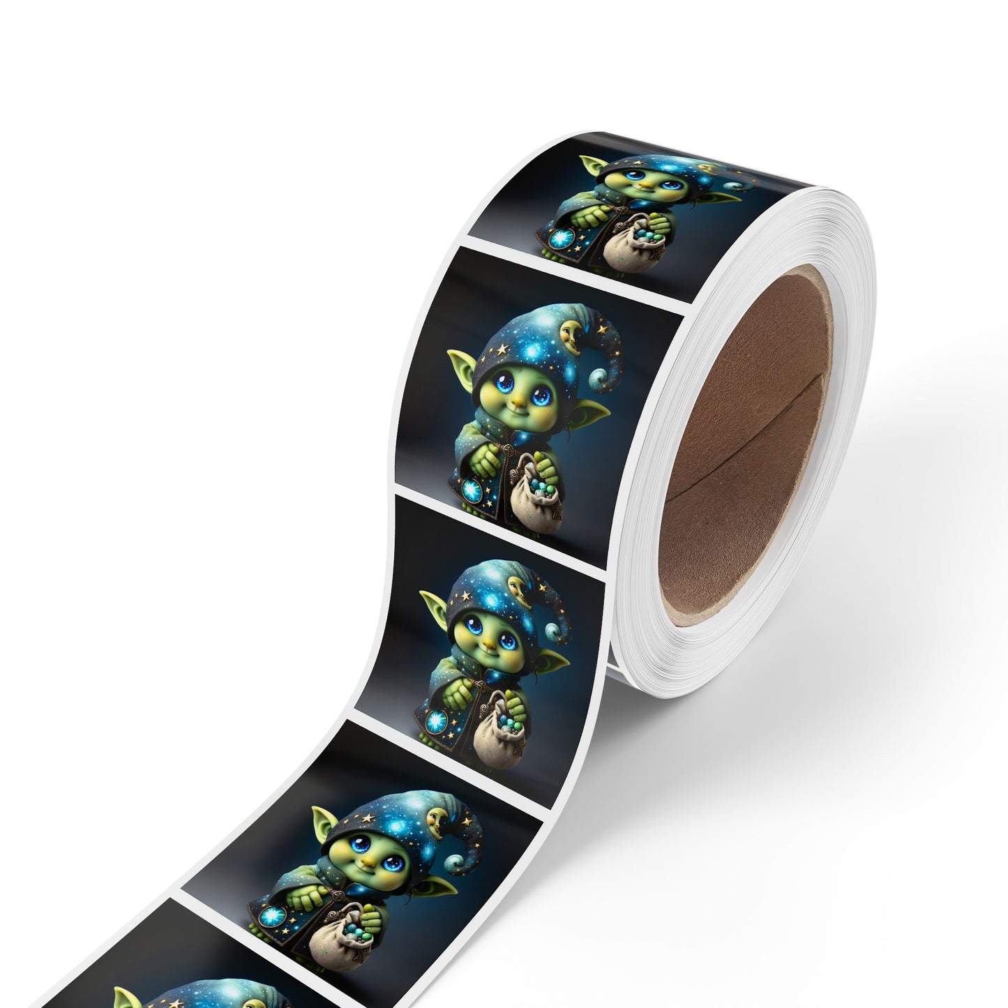 Klisteretikettrulle | Fyrkantig | Fantasy | Celestial Magi | Brownie