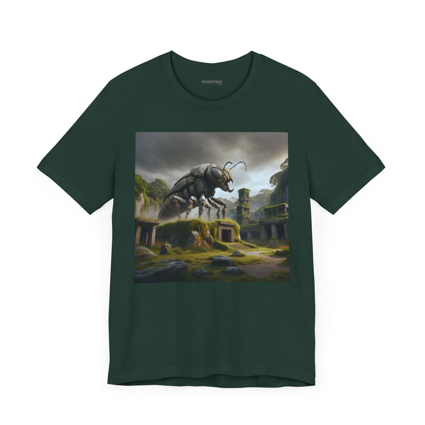 Tシャツ | ユニセックス | ジャージーTシャツ | 半袖 | 異形変異 | 巨大甲虫 | 緑