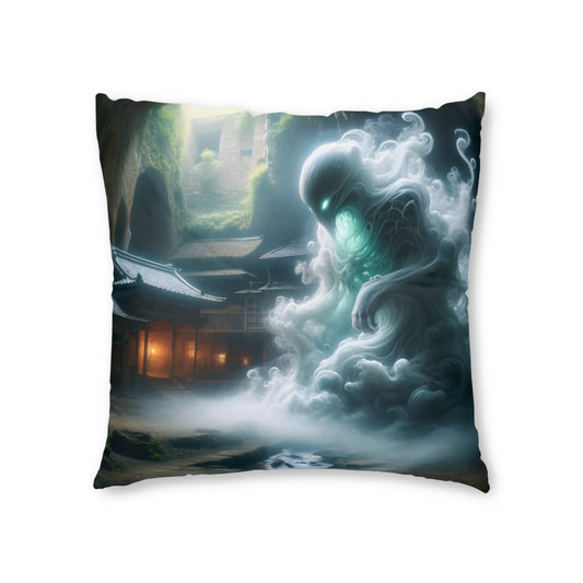 Pillow | Floor Pillow | Tufted | Square | Japanese Yokai | Spirit Apparition