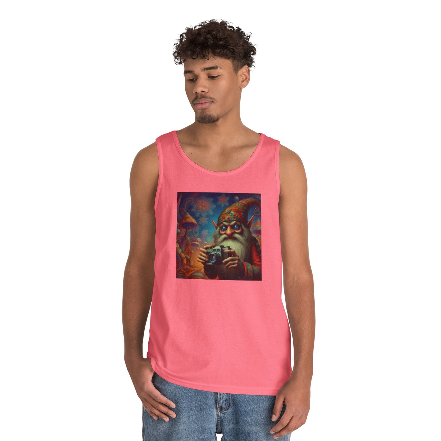 Tanktopp | Unisex | Kraftig bomull | Fantasy | Psykedelisk | Domovoi