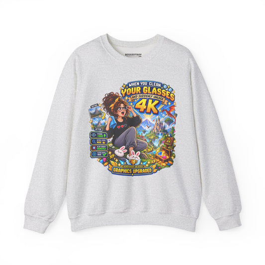 Glasses Galaxy - Crewneck Sweatshirt