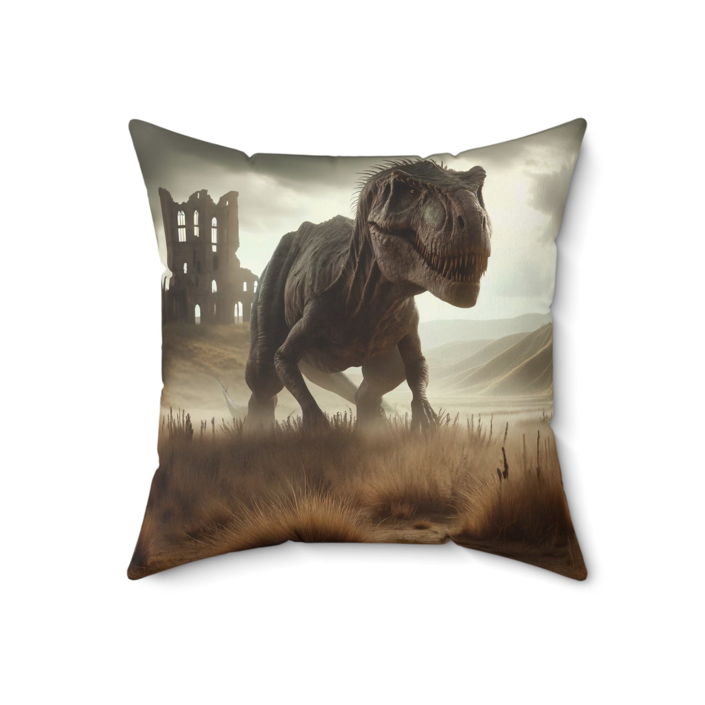 Cuscino | Poliestere | Quadrato | Paleofinzione | Dinosauri Preistorici | T-Rex