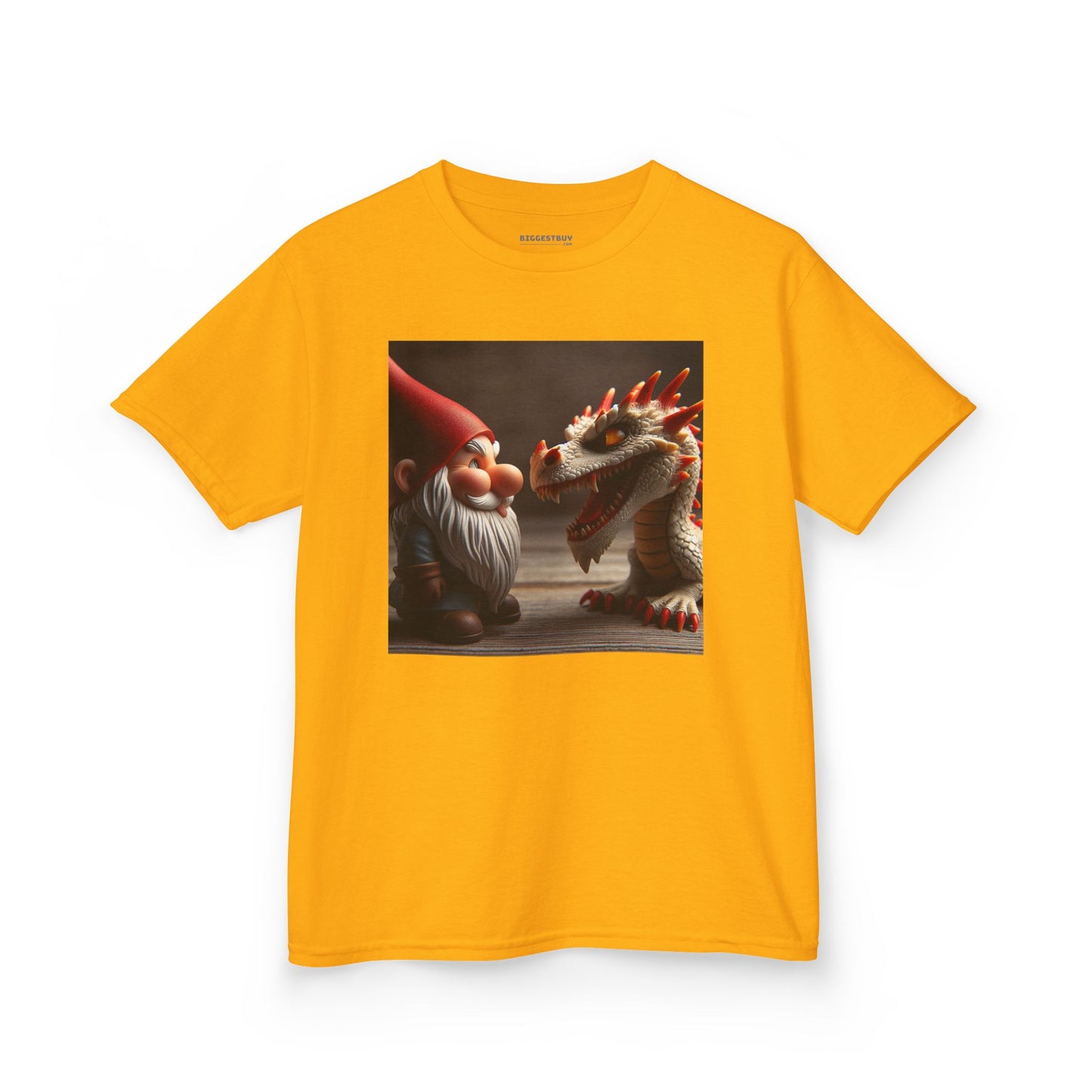 T-Shirt | Kaos Anak | Katun Tebal | Fiksi Mitos | Gnome dan Naga Timur