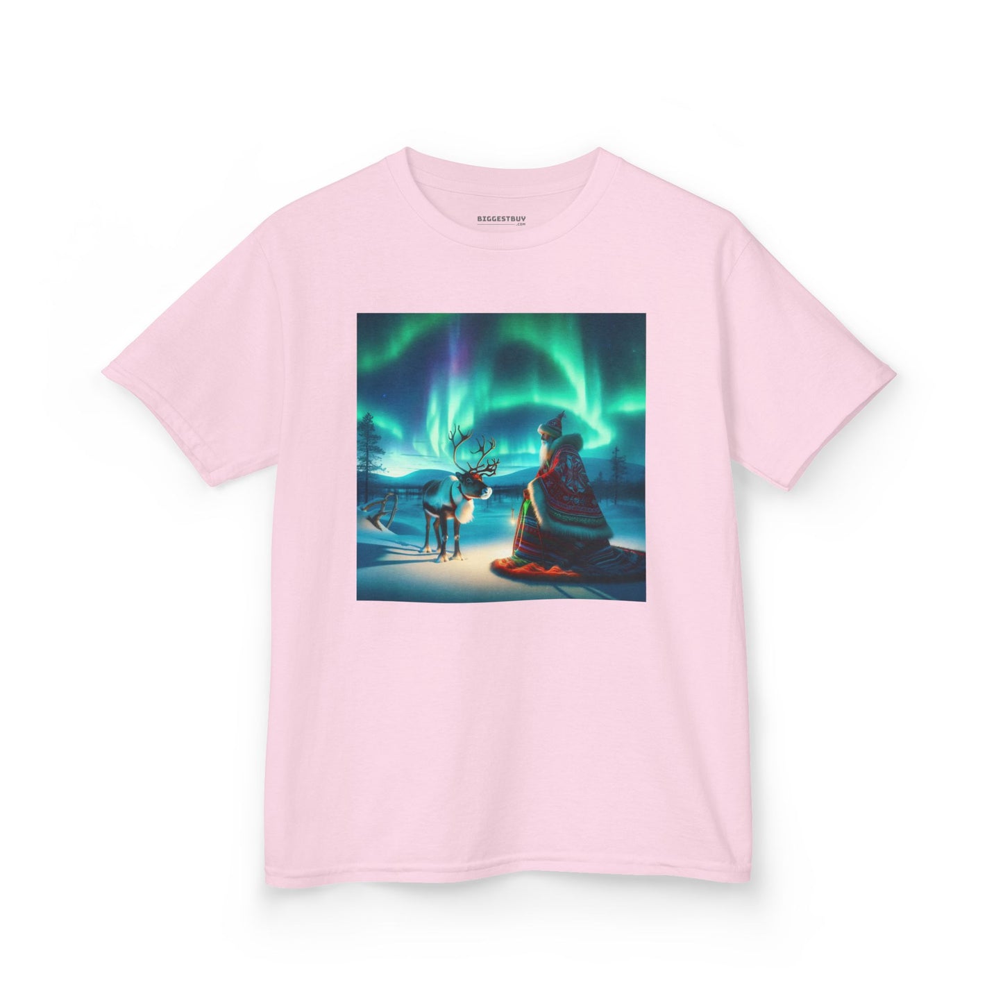 Camiseta | Camiseta Infantil | Algodão Pesado | Misticismo Nórdico | Xamã Sami
