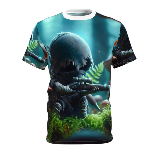 T-skjorte | Heldekkende trykk | Unisex T-skjorte | Biomystikk | Mikroskoger | Vokter