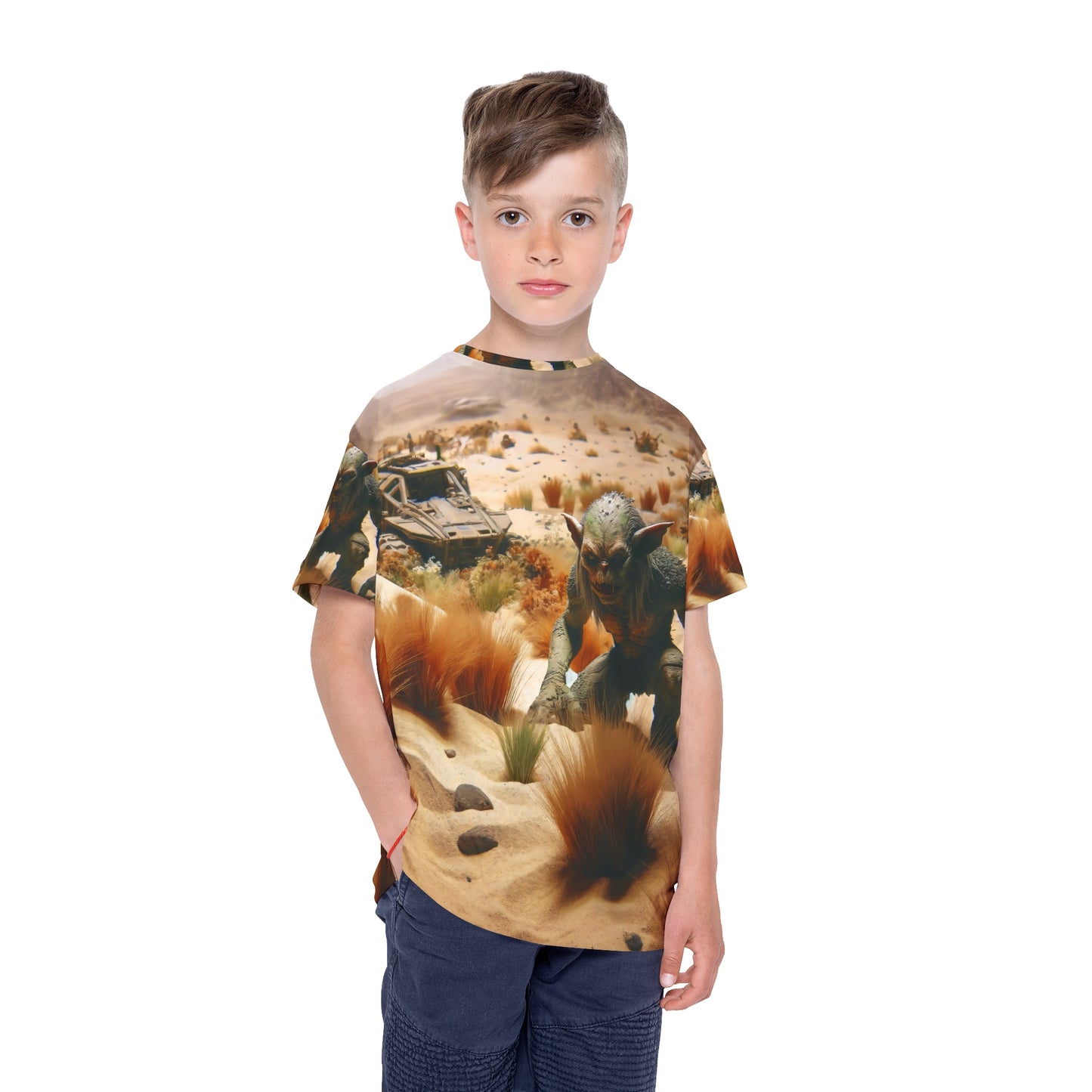 قميص رياضي | للأطفال | خيال ما بعد الكارثة | مخلوق غوبلين