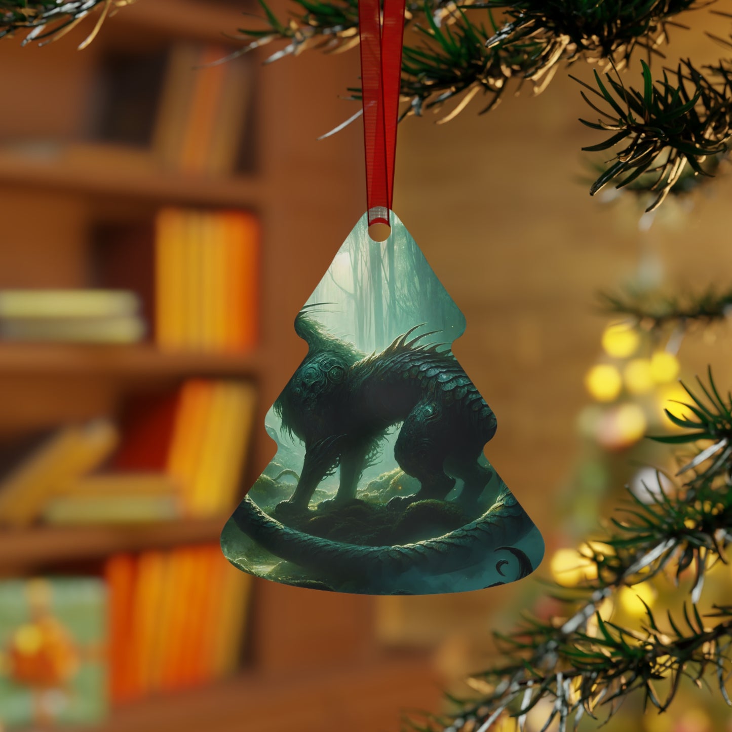 Ornament | Metaal | Donkere Fantasie | Chimera | Bewaker