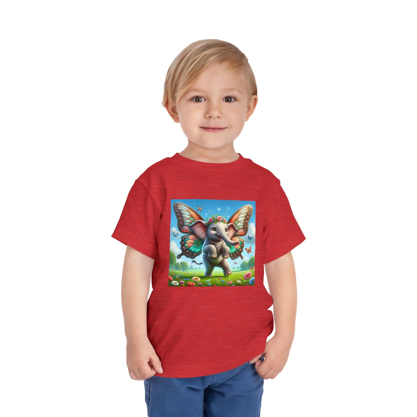 T-Shirt | Koszulka dla malucha | Krótki rękaw | Baśniowa fauna | Airavata | Słonik