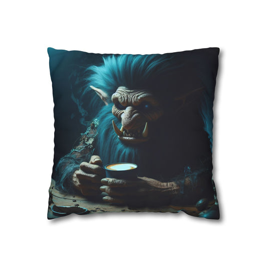 Наволочка | Квадратная | Холст из полиэстера | Скандинавский фольклор | Йотунн