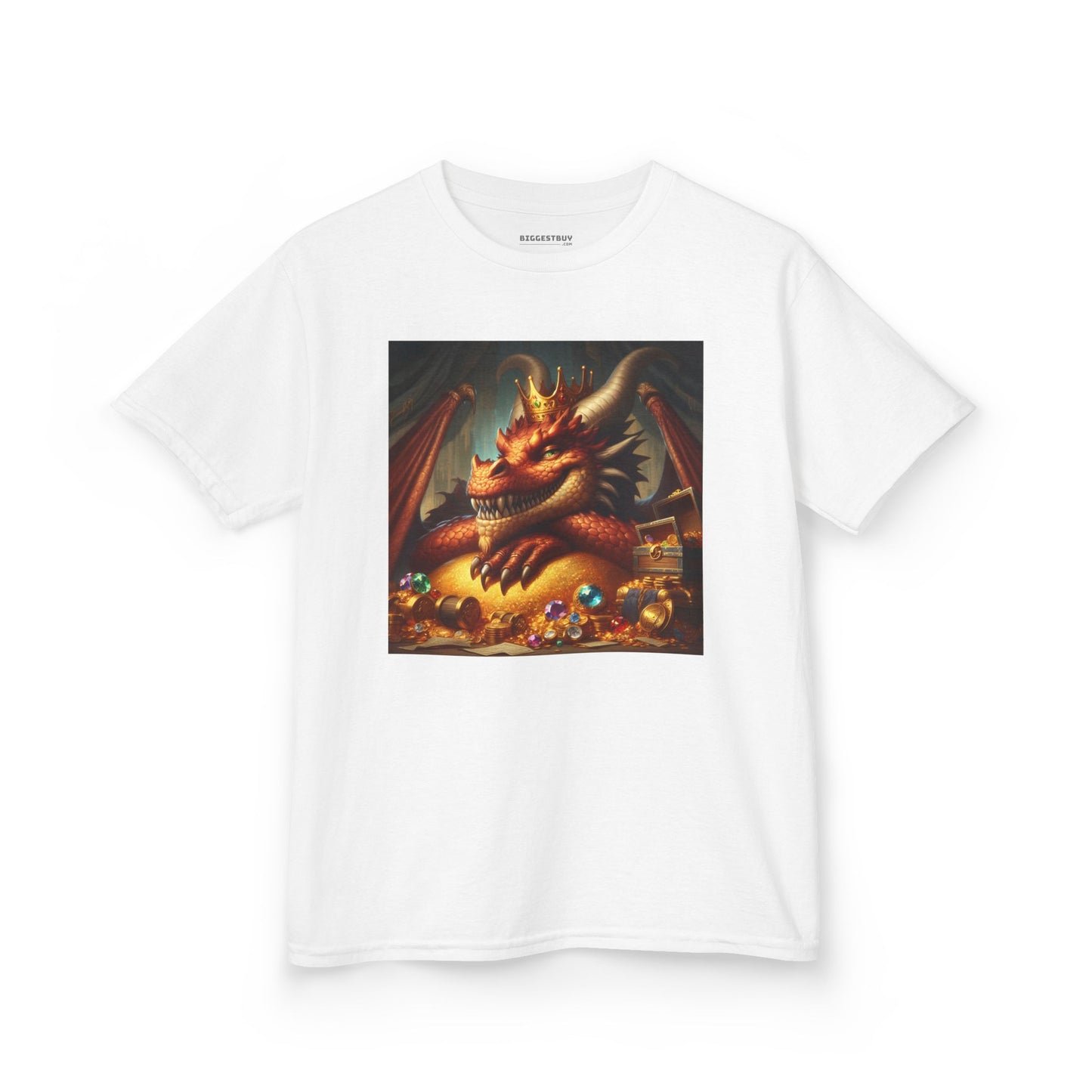 T-Shirt | Koszulka dziecięca | Ciężka bawełna | Nordycka Mitologia | Fafnir | Smok