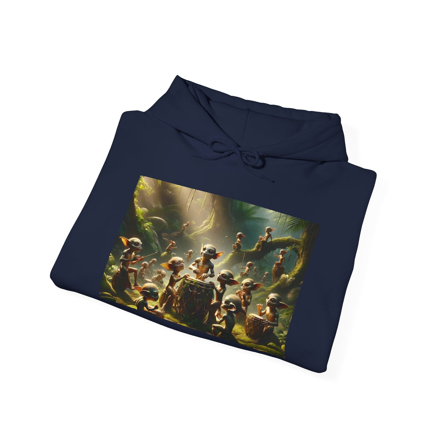 เสื้อมีฮู้ด | ยูนิเซ็กส์ | เสื้อสเวตเตอร์มีฮู้ด | ผ้าผสมเนื้อหนา | แฟนตาซีป่า | วิถีธรรมชาติ | ภูตน้อย